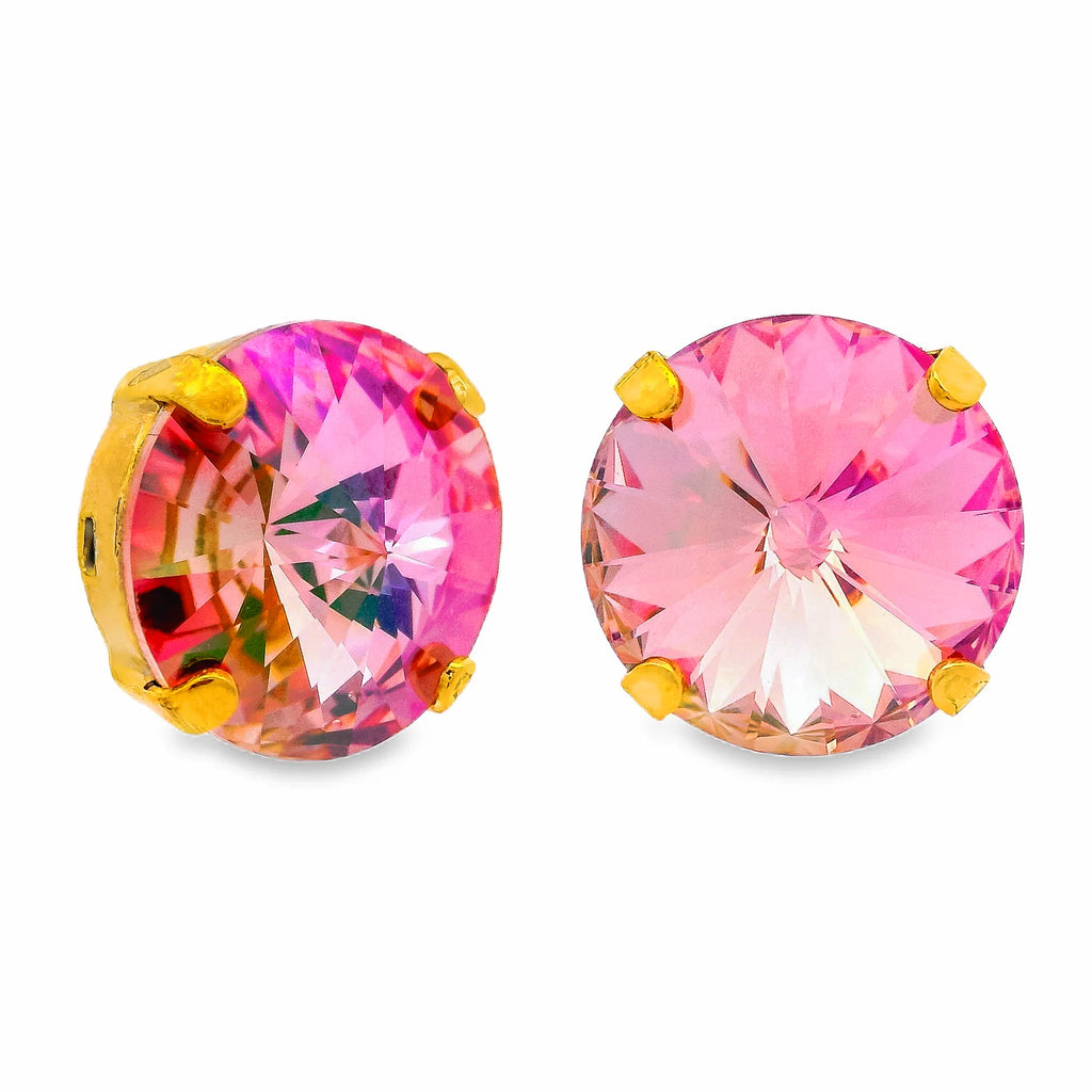 Swarovski The Basics Studs in Candy Crush - Light Rose Glimmer