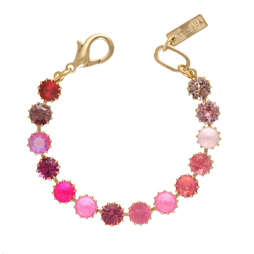 Chrisley Bracelet - Icey Pink Swarovski