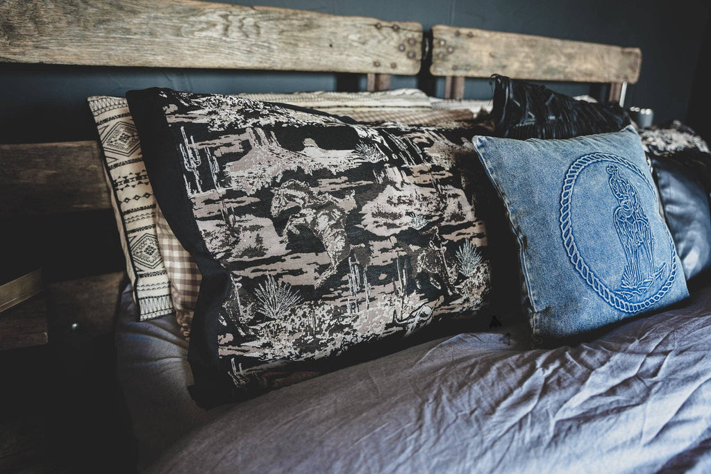 THE DENIM BOSS PILLOW cover