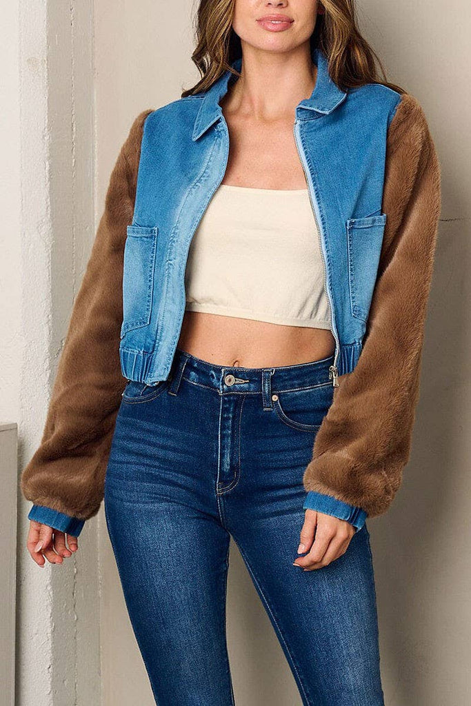 Northbound Sherpa Denim Jacket