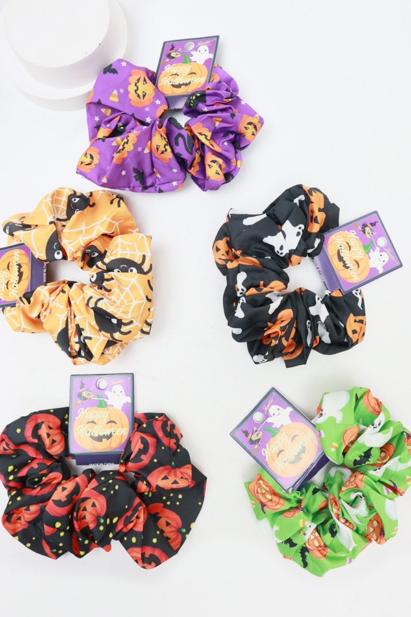 Halloween Hair Scrunchies