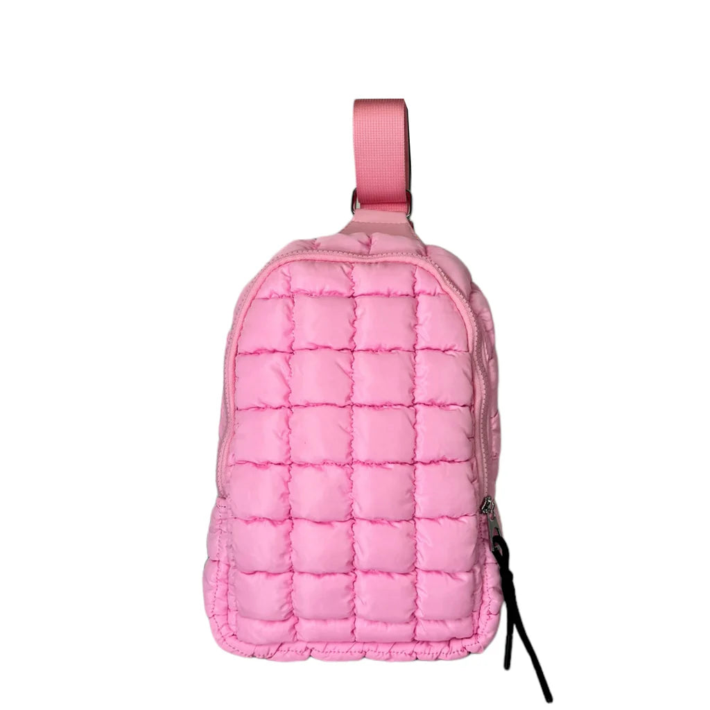 Puffer Quilted Hobo Sling Bags (Options)