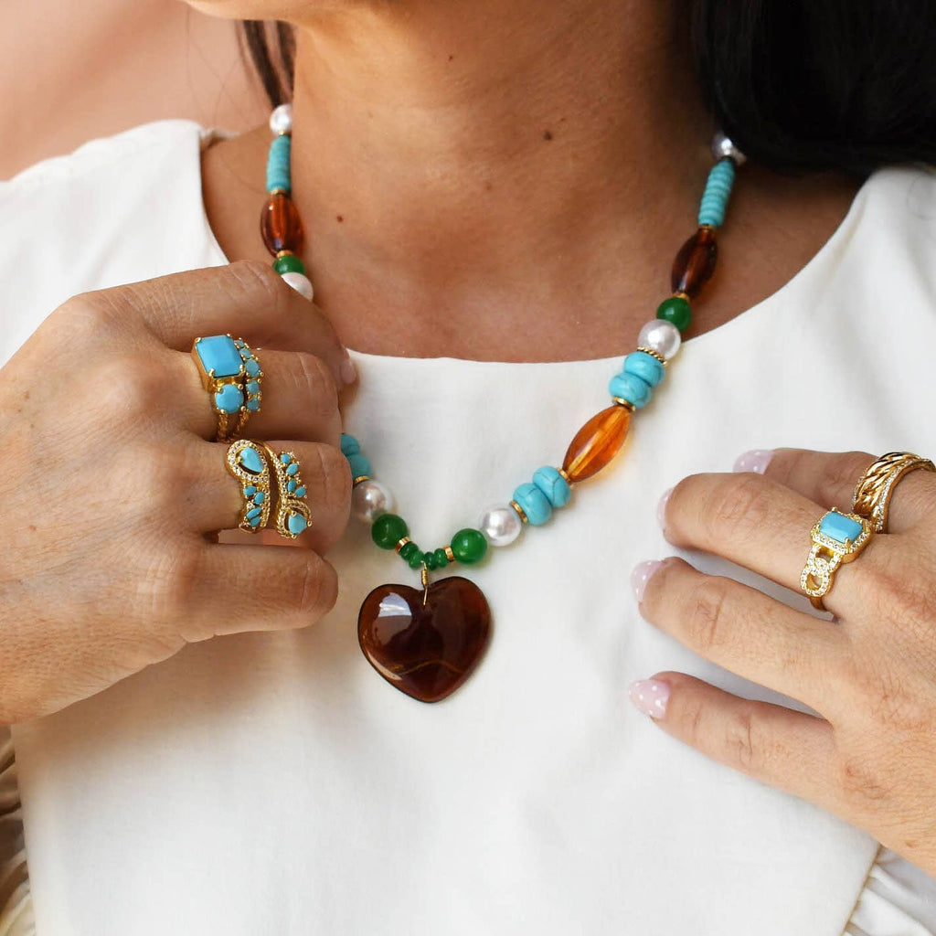 Island Heart Necklace 