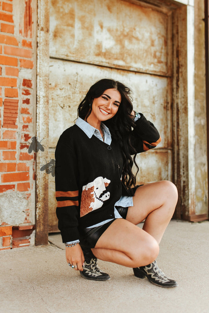 CATTLE CARDI *BLACK HEREFORD: