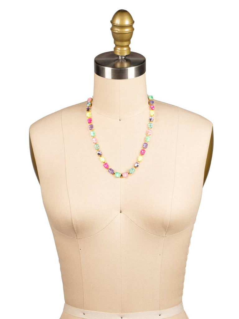 Octavia Repeating Tennis Necklace - Vibrant