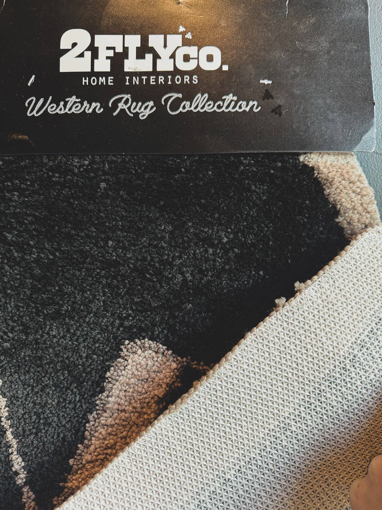 MOODY COWBOY RUG *MIDNIGHT