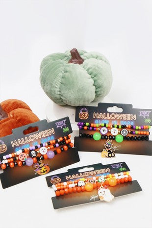 Spooky Cute Glow In the Dark Stackable Bracelet Set