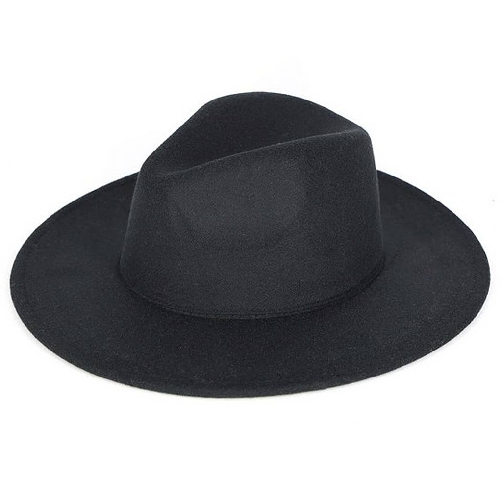 Chic Traveler Panama Hat - BLACK