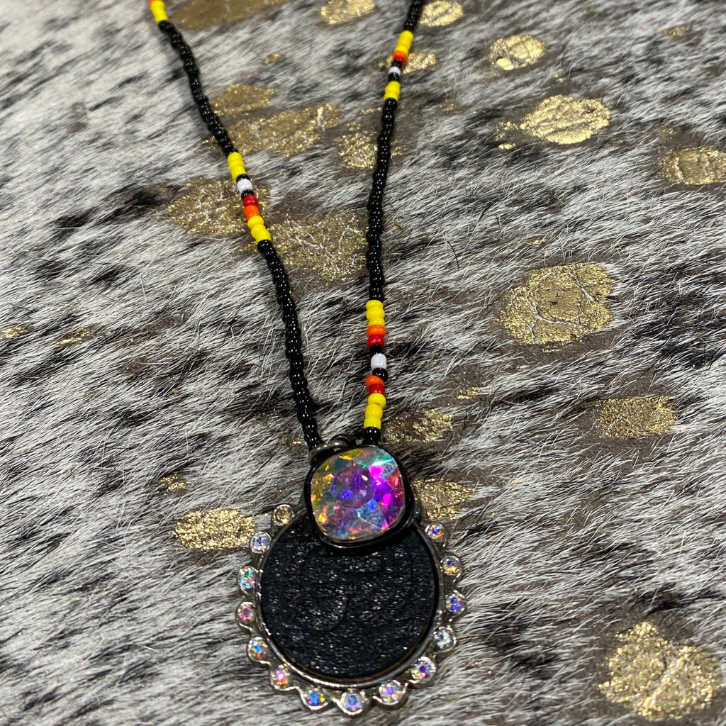 Tribal Beaded Necklace (COLOR OPTIONS)