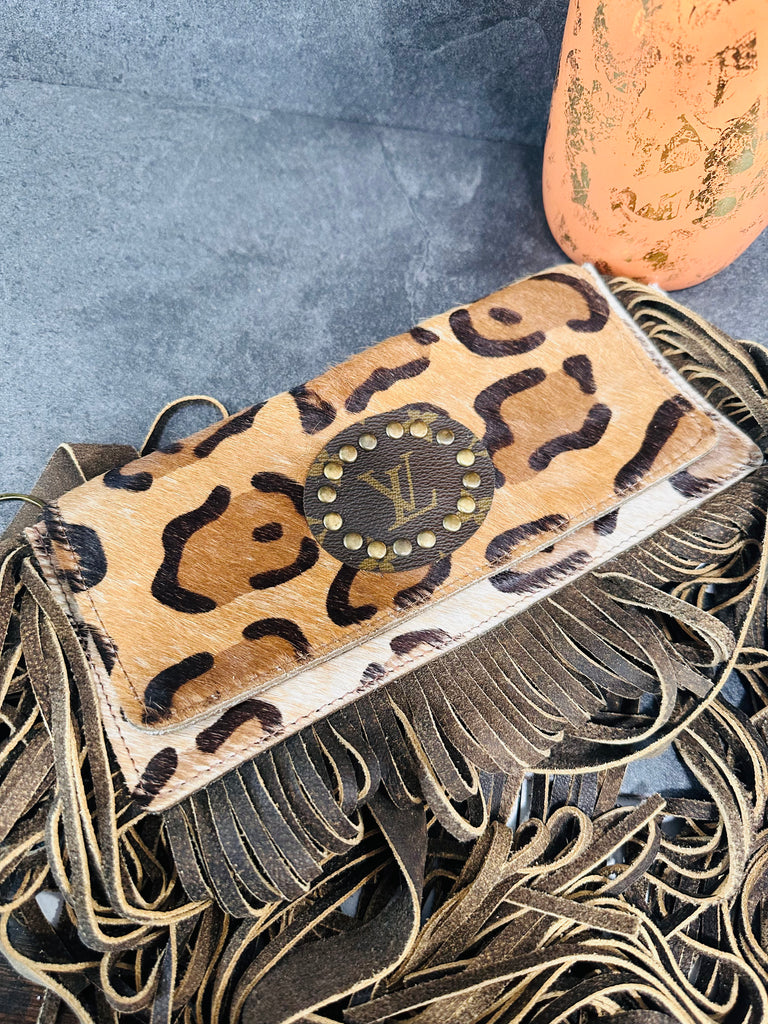 Keep It Gypsy Stella Gold Turtle Embossed Cowhide And Leopard