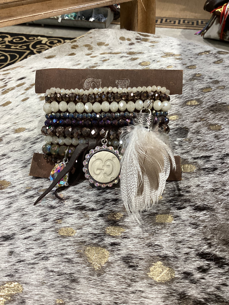 Don't Pluck My Feathers Bracelet Stack