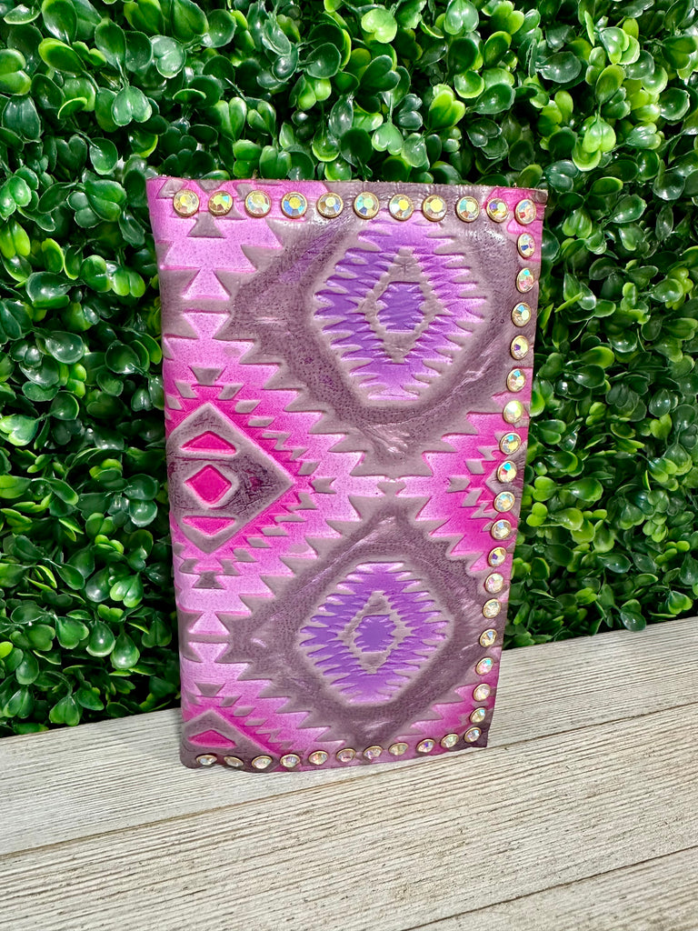 Purple Aztec AB Pocket Journal Holder