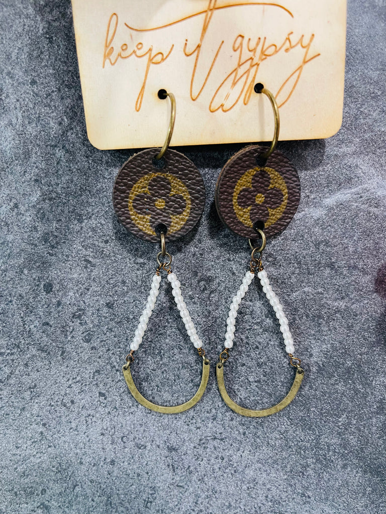 LV Teardrop Earrings