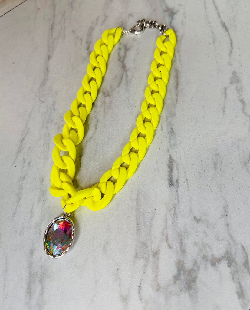 Neon Link AB Necklace