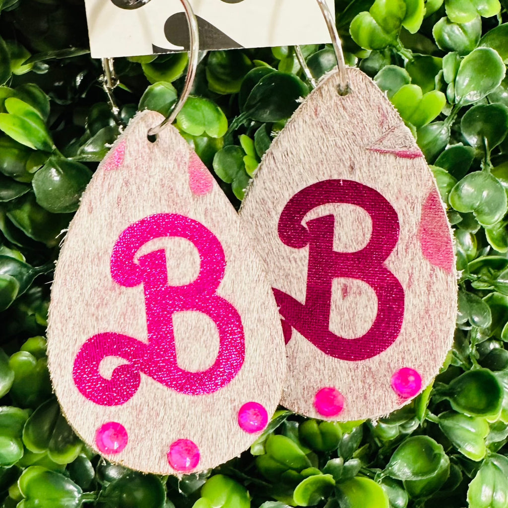 B For Barb Hide Earrings