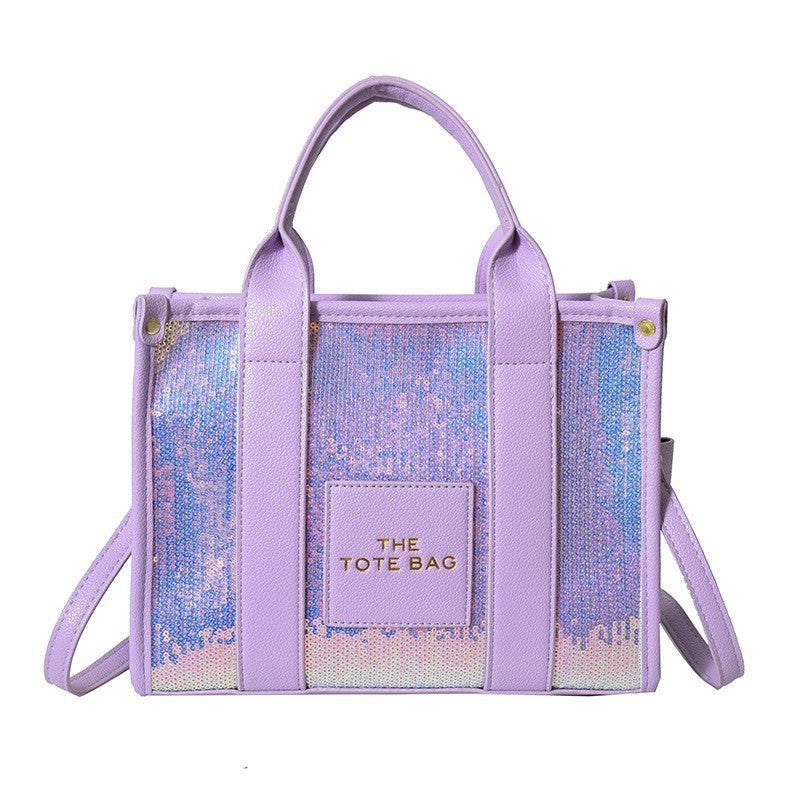 Medium Purple - The Tote Bag Sequin