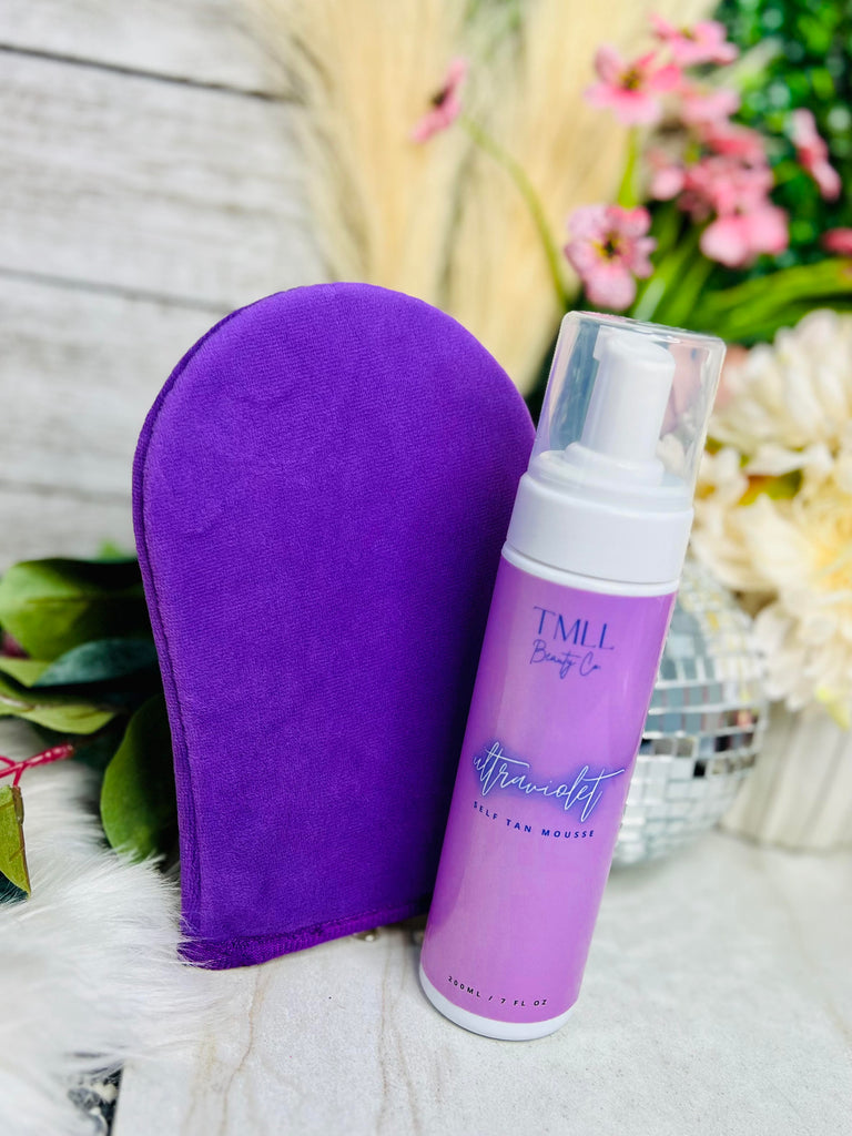 Rich Ultraviolet Tanning Mousse and Mitt