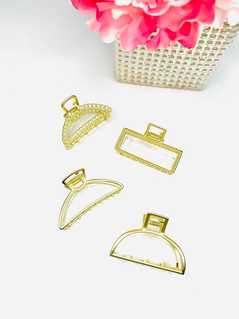 Gold Claw Clips
