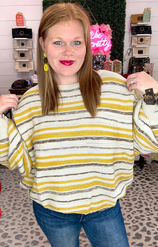 Perfect Opportunity Sweater - Mustard