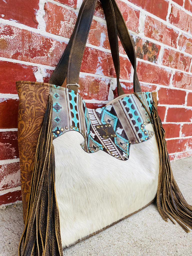 Casted In Between Fringe Stella Tote
