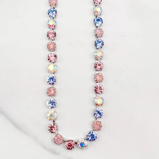 Myra Purple Crystal Necklace