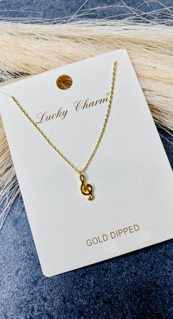 Dainty Music Note Necklace