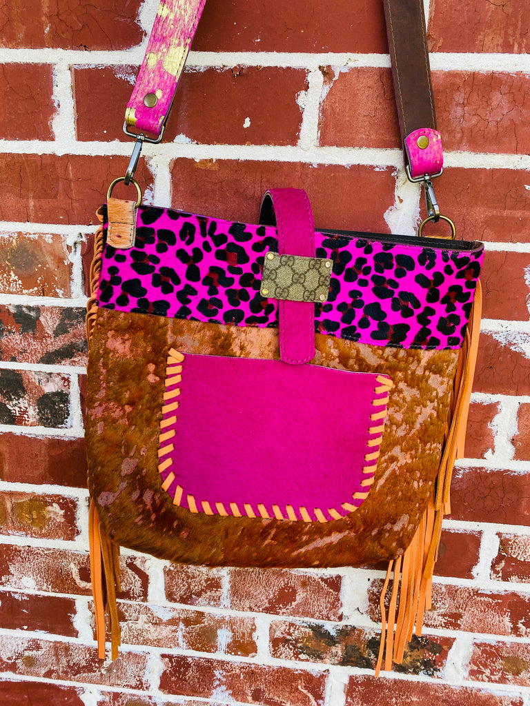 Barbie Leo & Tangerine Leather Roxie Handbag