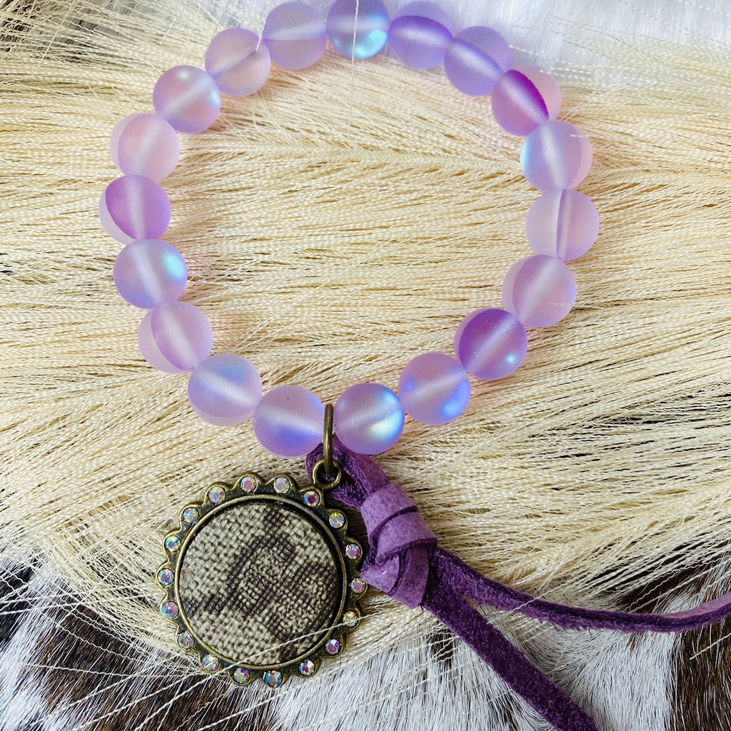 Lilac Moonstone Bracelet