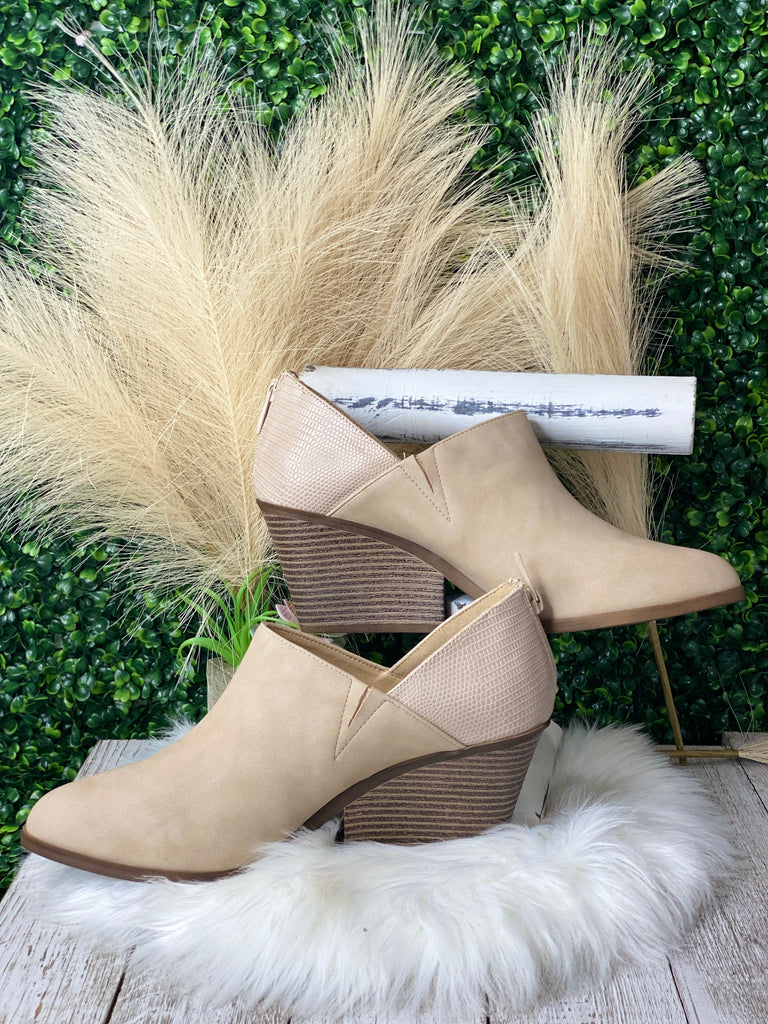Forward Stone Madeline Booties- Taupe
