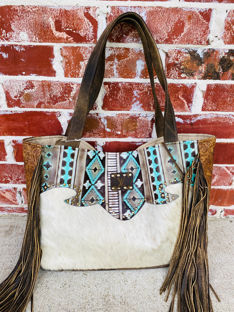 Casted In Between Fringe Stella Tote